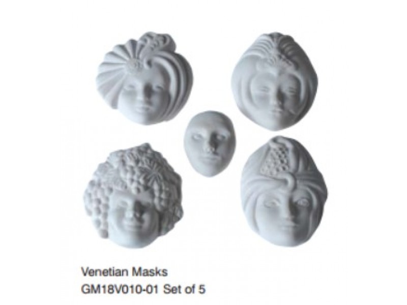 Venetian Masks set of 5