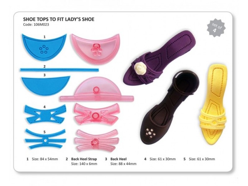 JEM Shoe Tops To Fit Lady's Shoe Cutter Set 