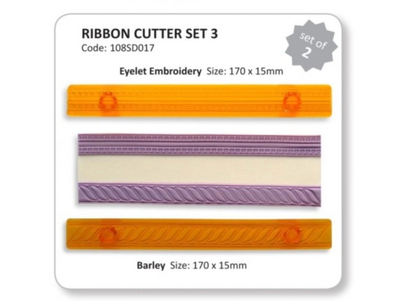 JEM Ribbon Cutter Set - Hearts & Diamonds 2pc