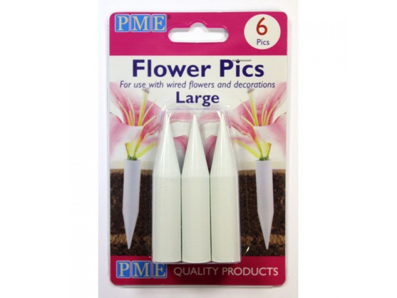 PME Flower Pics - Large (pk 6)