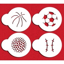 C219-Small Sports Ball Candy Stencils